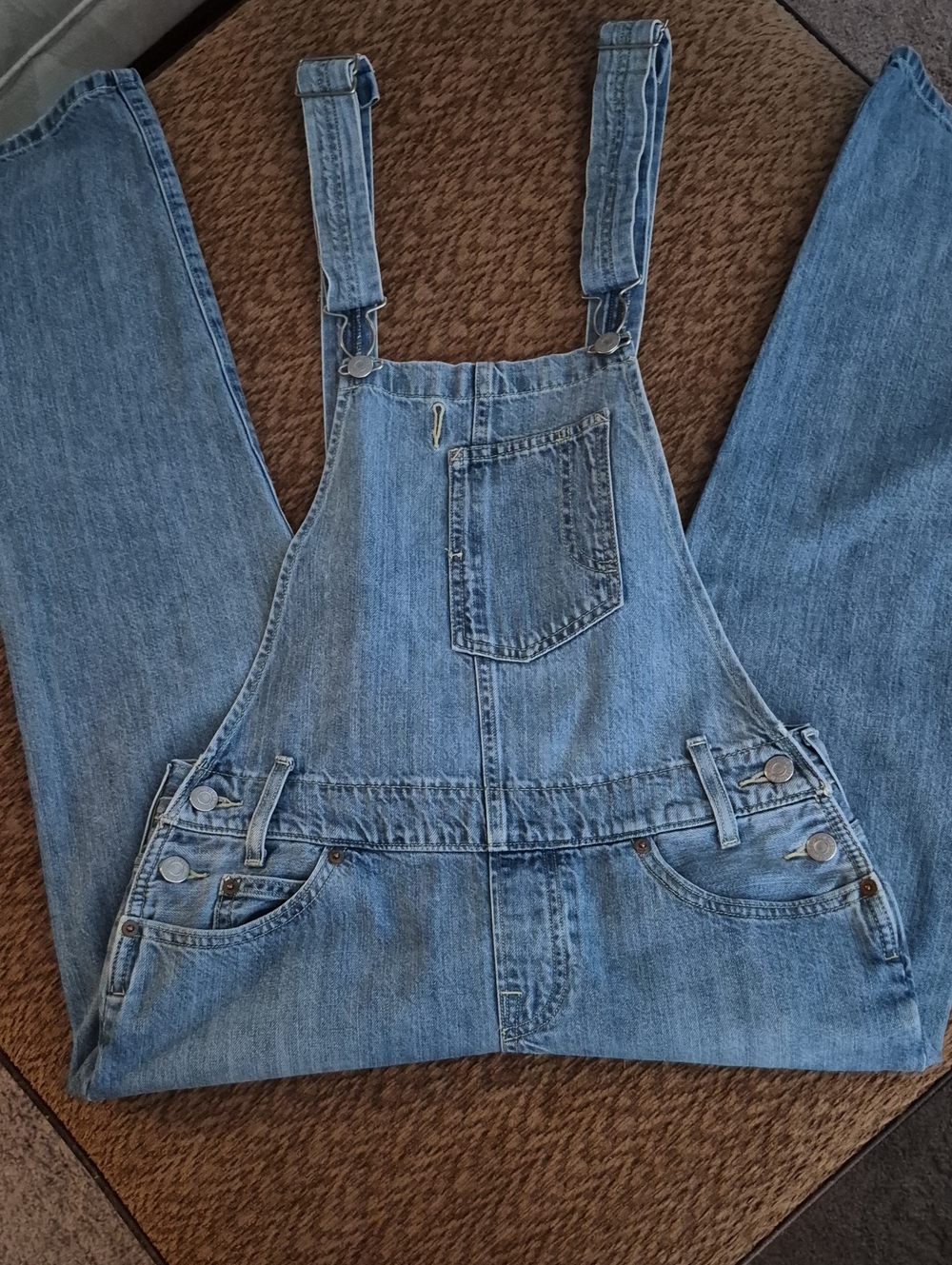 Levi's Light Blue Denim Overalls